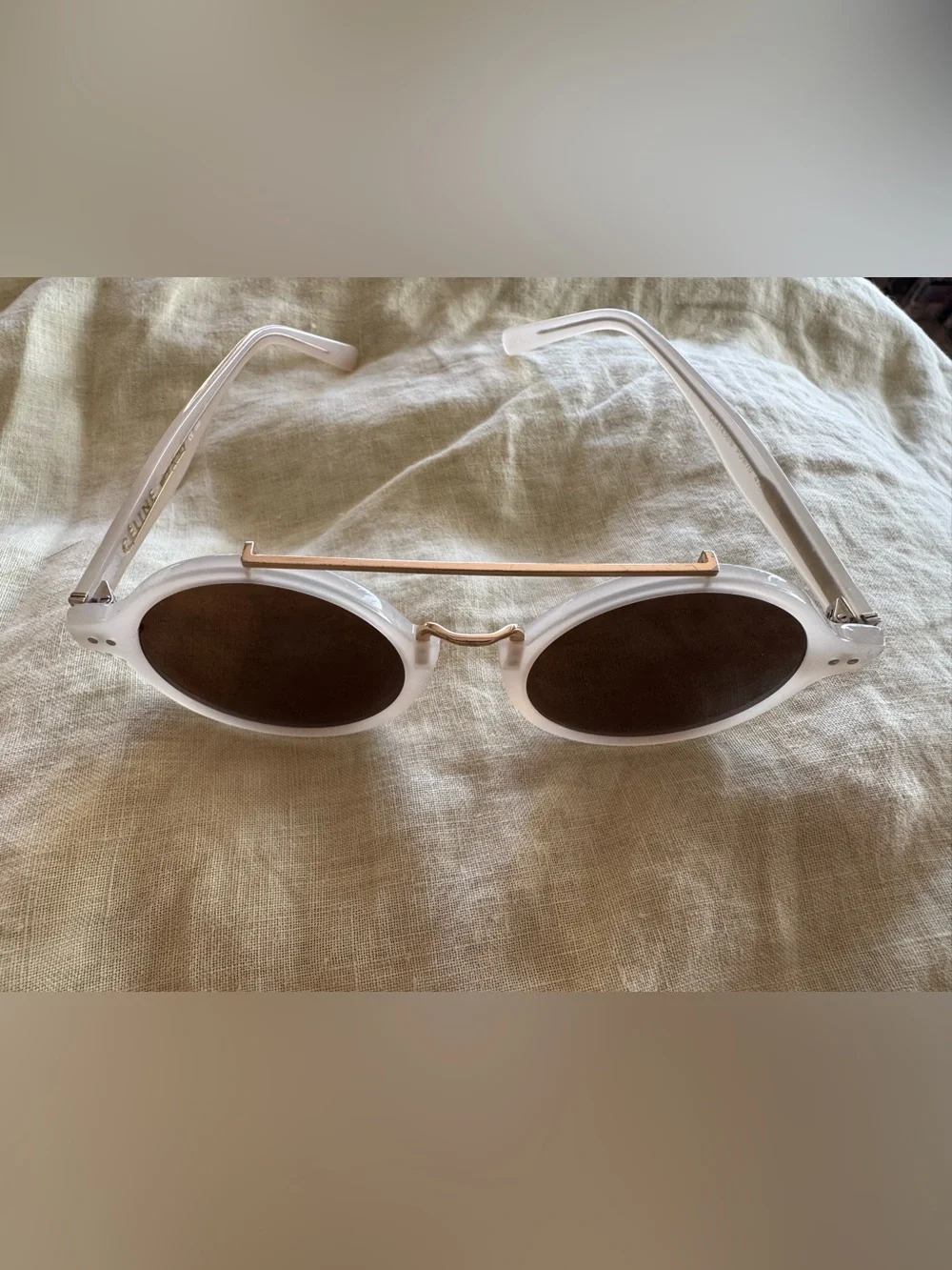 Celine Thin Ella sunglasses - pink frames w amber/brown lenses